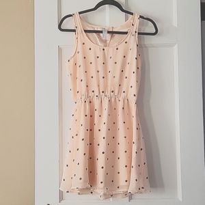 Oneill vintage Light Pink Polka Dot Dress size XS
